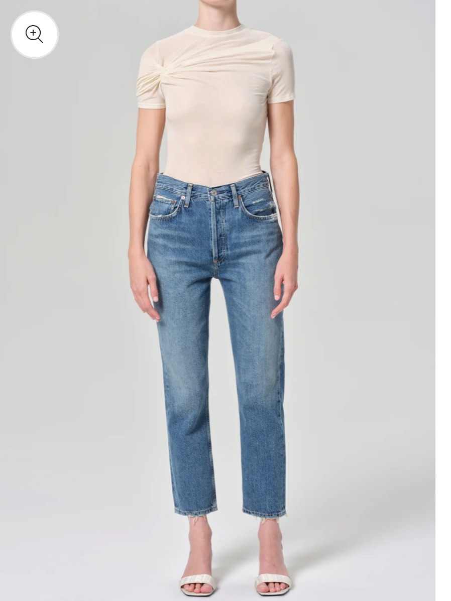 Agolde Riley Crop Jeans Size 33